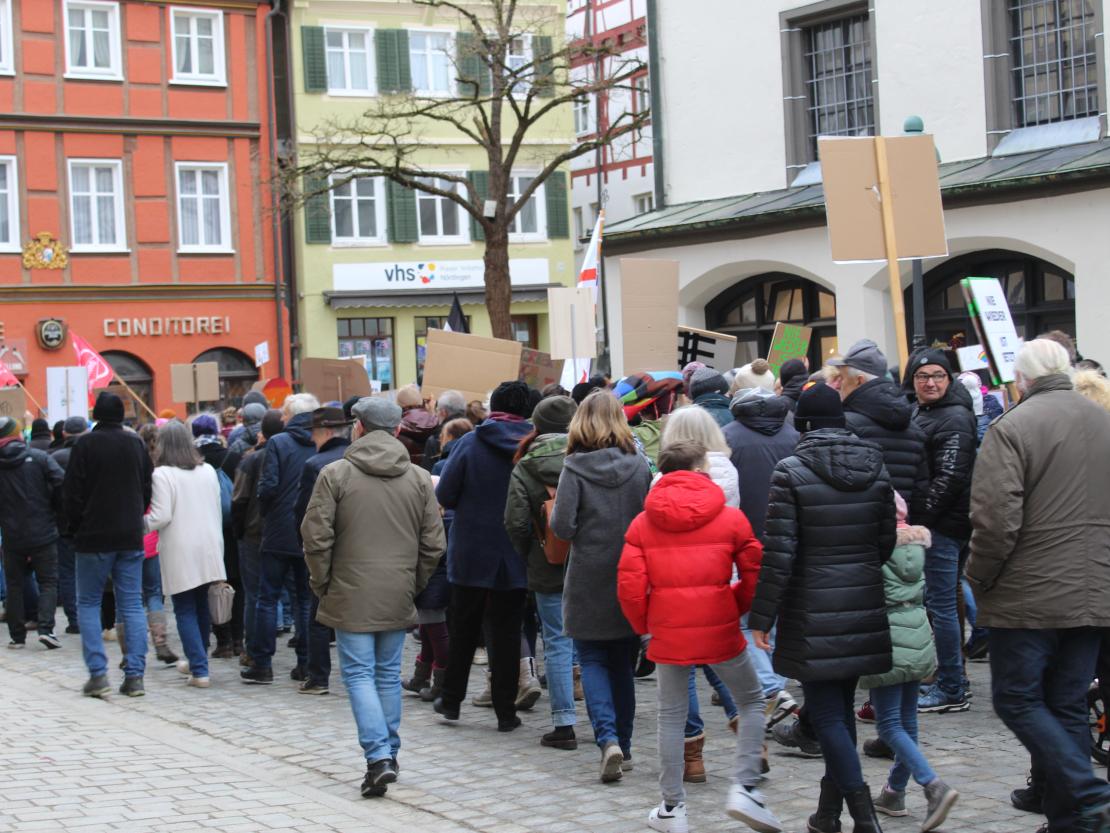 Demo gegen Rechts Nördlingen 2024