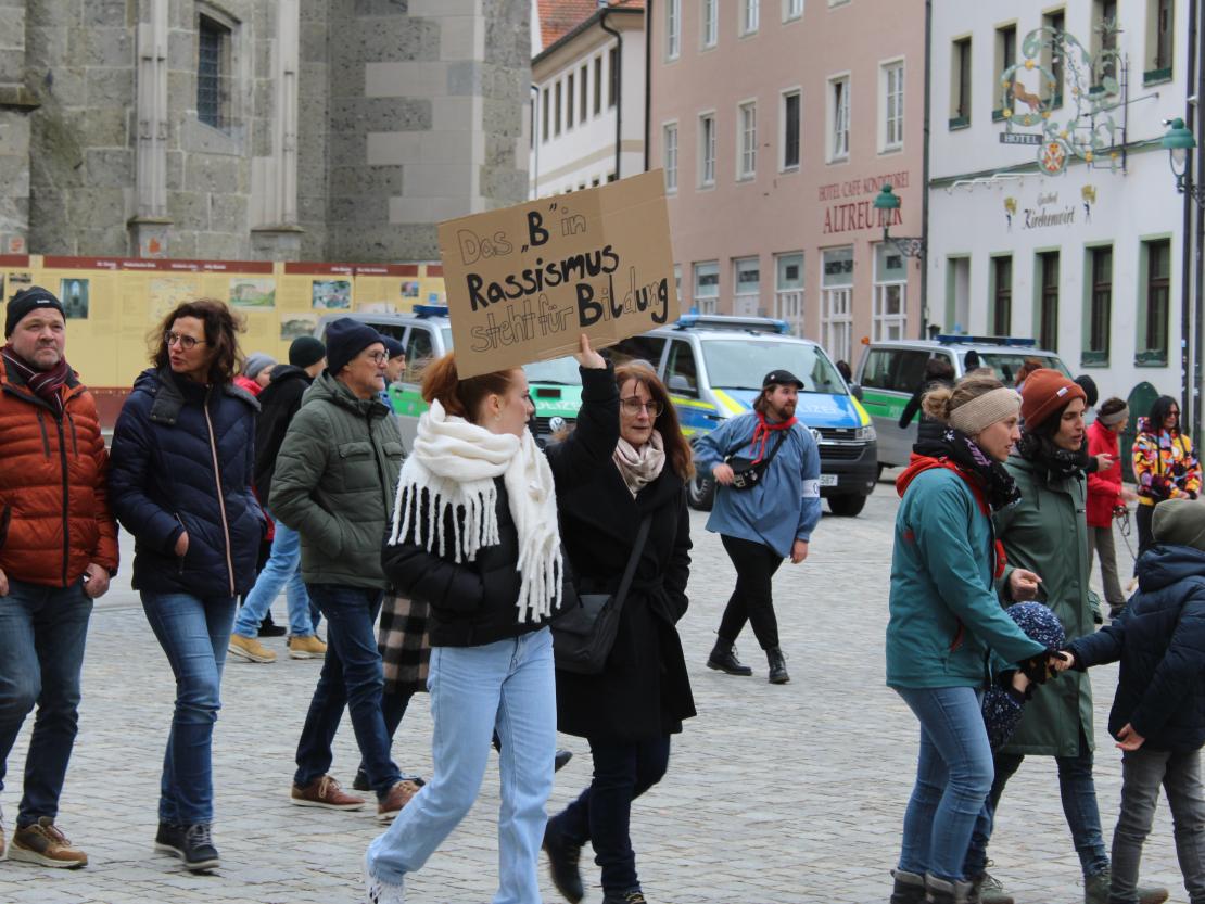 Demo gegen Rechts Nördlingen 2024