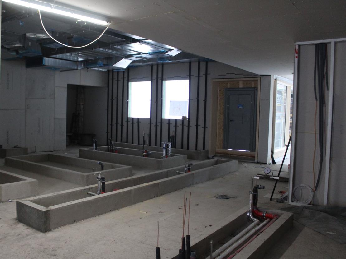 Baustelle Gasthaus Krone in Oettingen.