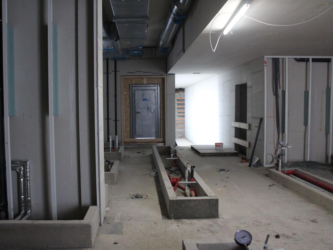 Baustelle Gasthaus Krone in Oettingen.