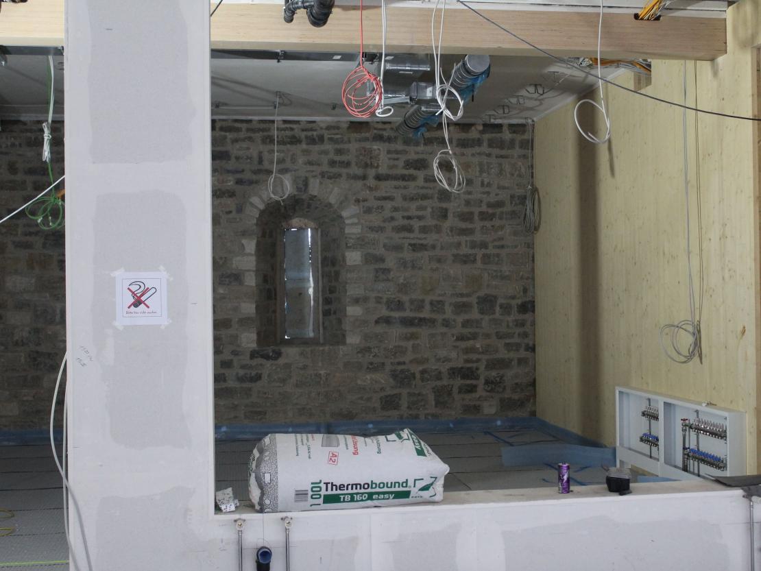 Baustelle Gasthaus Krone in Oettingen.