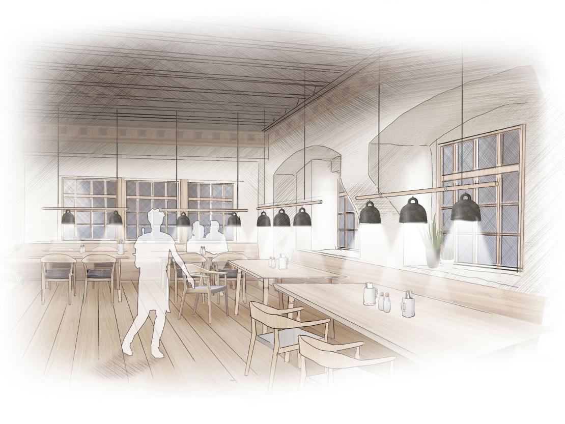 Baustelle Gasthaus Krone in Oettingen.