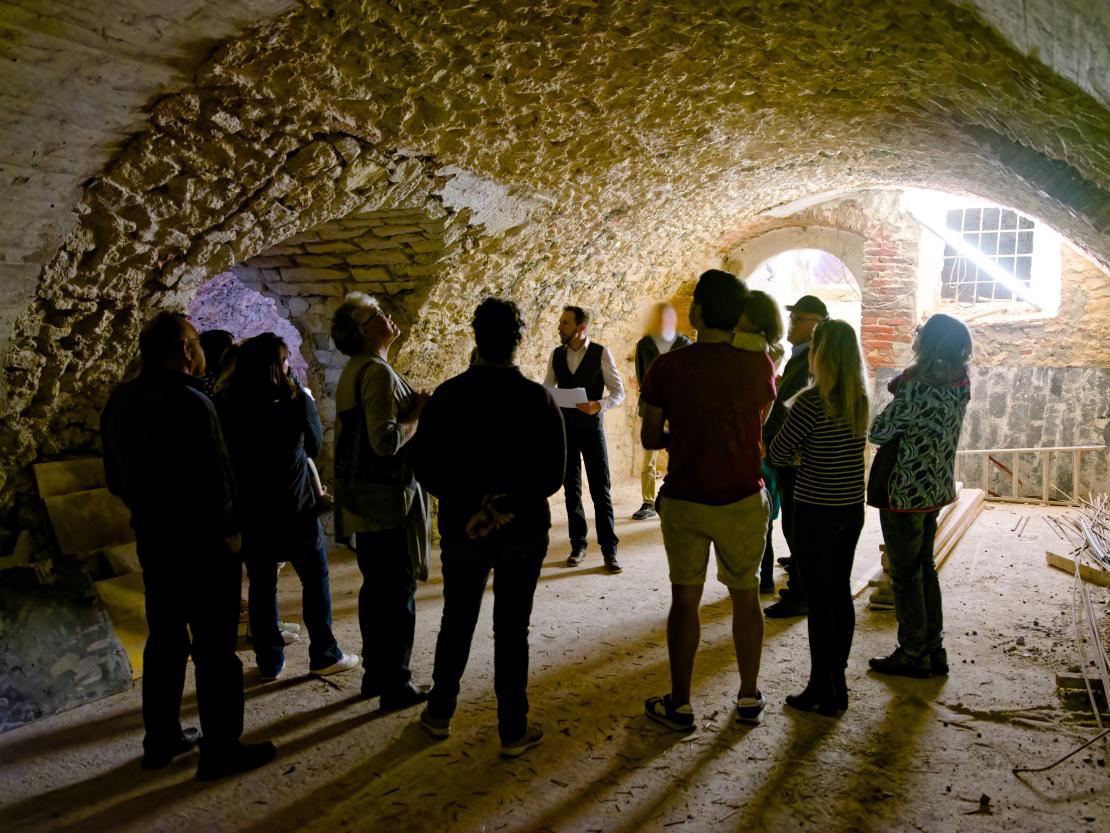 Besuch auf der Baustelle