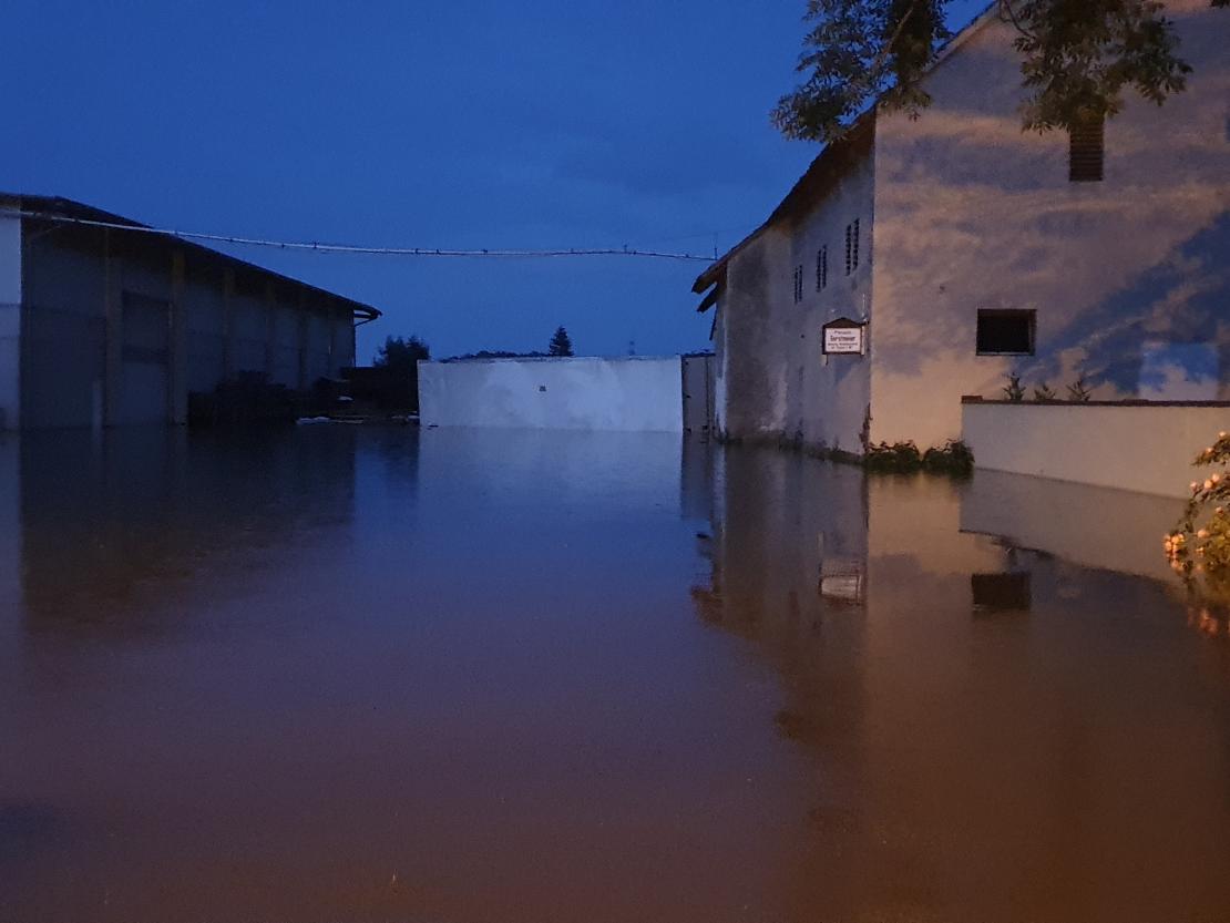 Hochwasser in Zusum