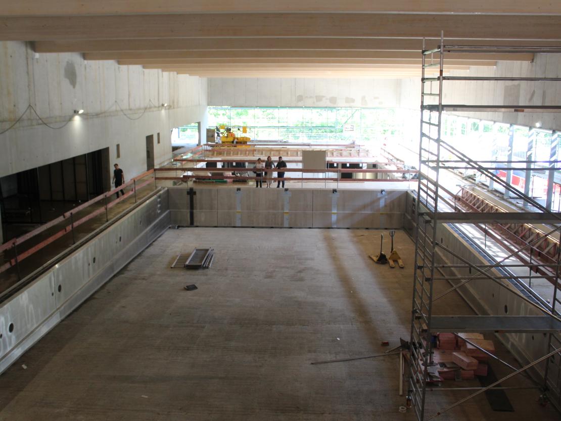 Richtfest Nördlingen Hallenbad 