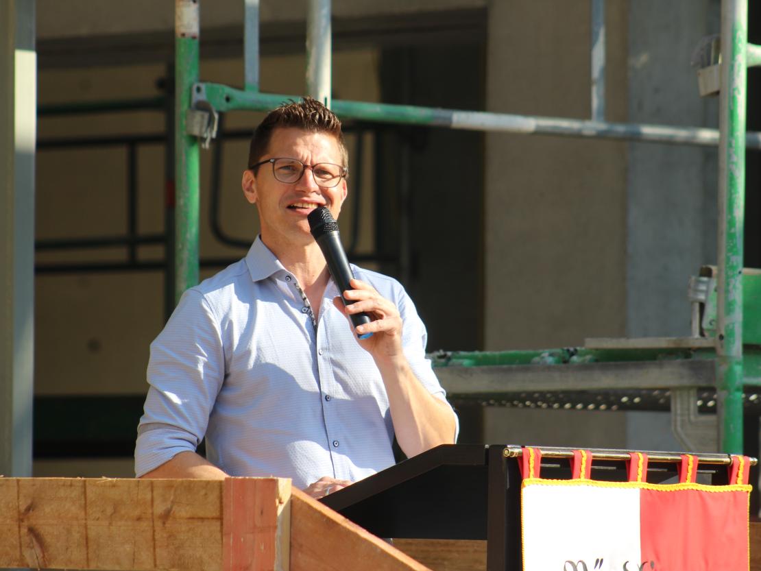 Richtfest Nördlingen Hallenbad 