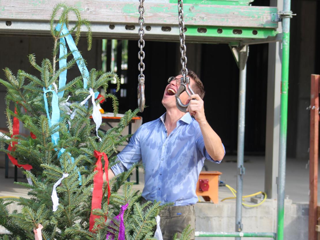 Richtfest Nördlingen Hallenbad 