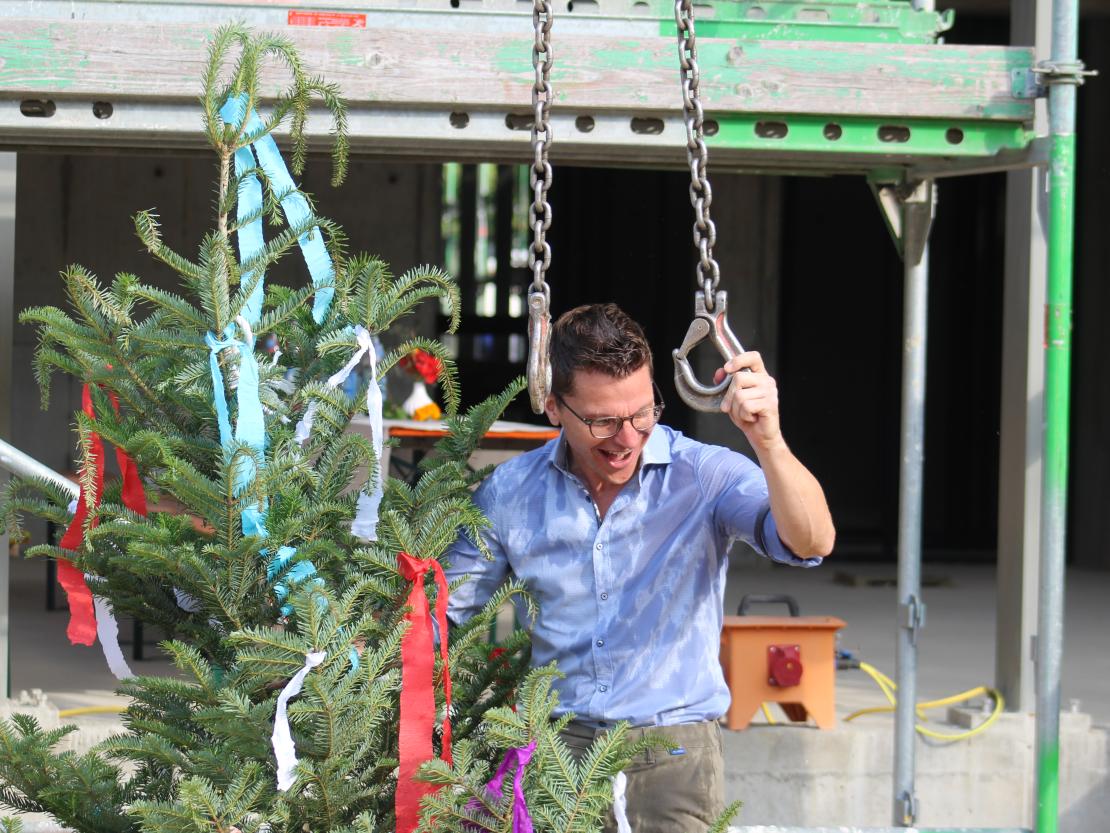 Richtfest Nördlingen Hallenbad 