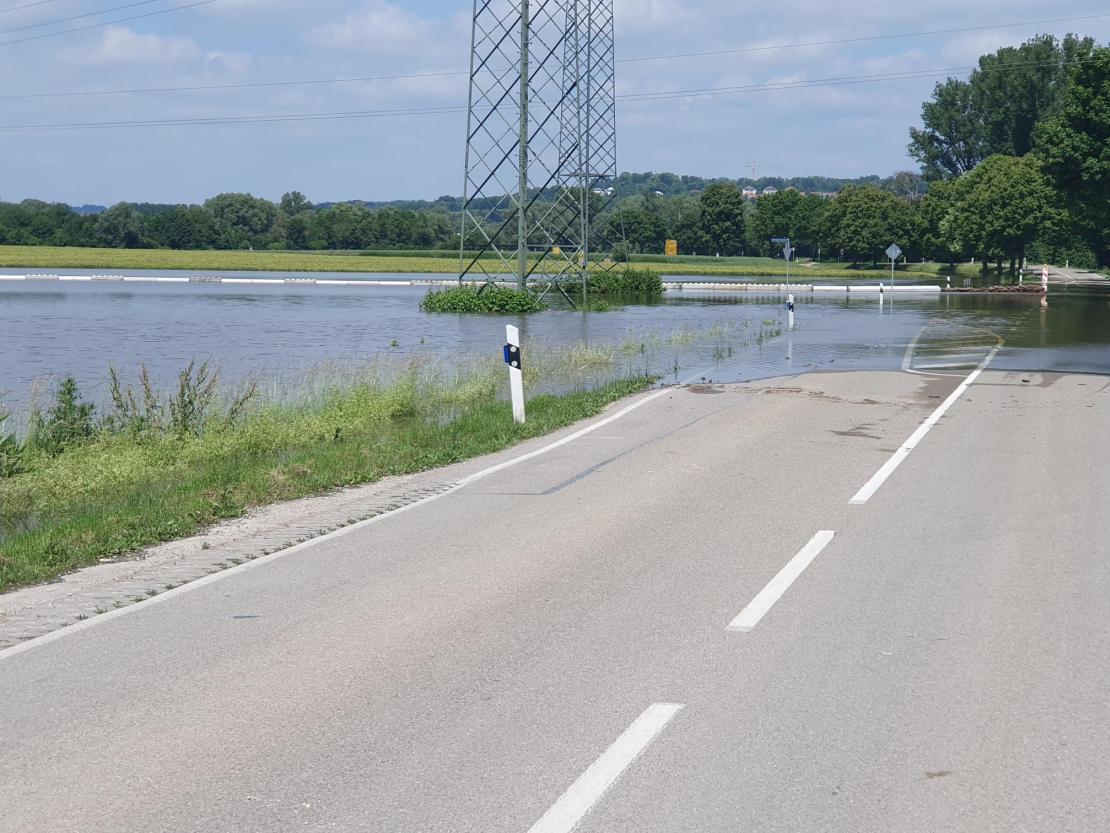 Hochwasser 2024 Auchsesheim Dienstag