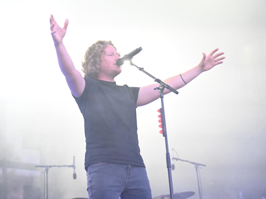 Impressionen des Halts der BR Radltour 2024 in Donauwörth. 