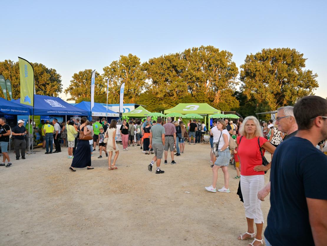 Die BR-Radltour 2024 machte auch in Donauwörth Halt.