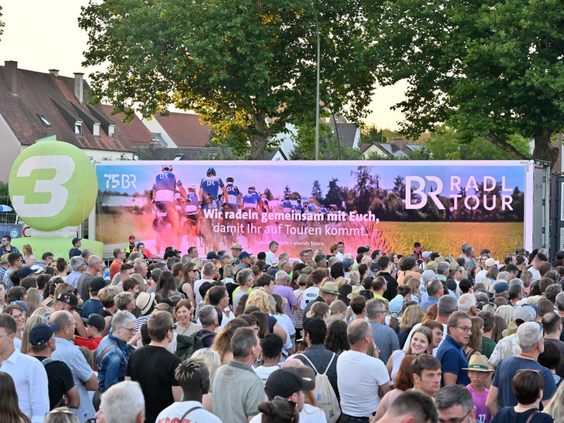 Die BR-Radltour 2024 machte auch in Donauwörth Halt.