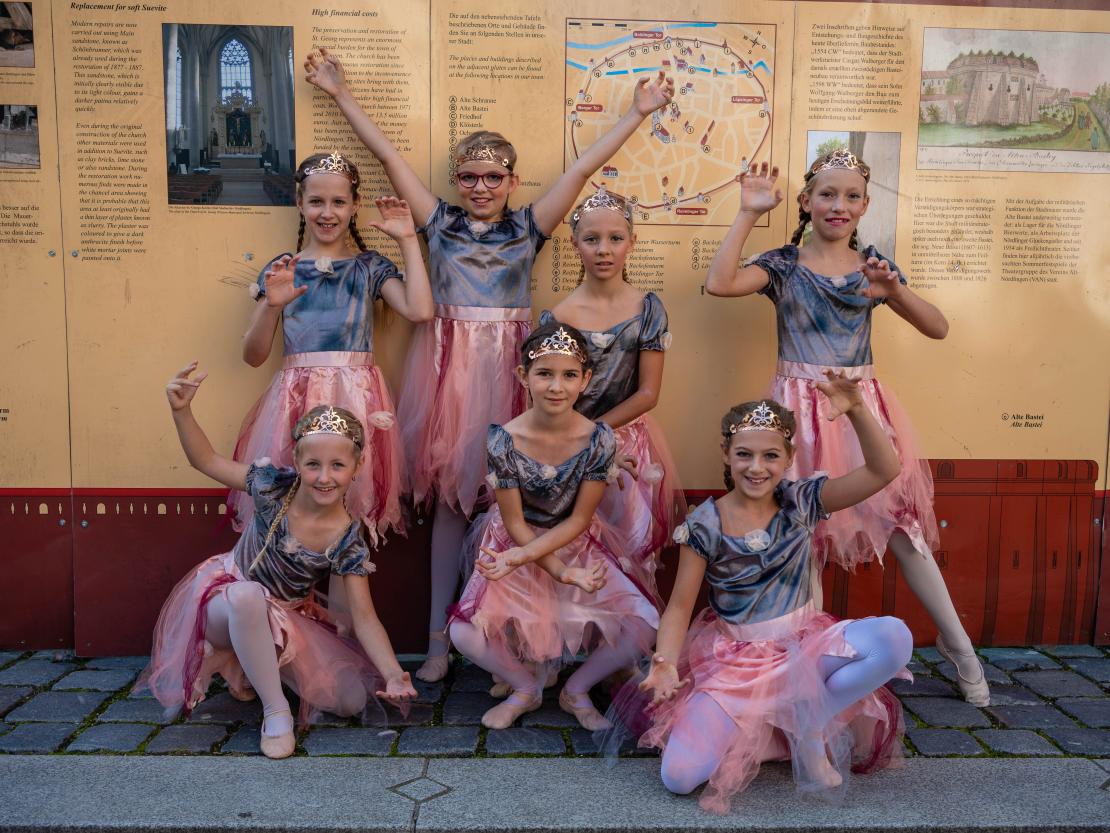 Kulturfestival in Nördlingen. 