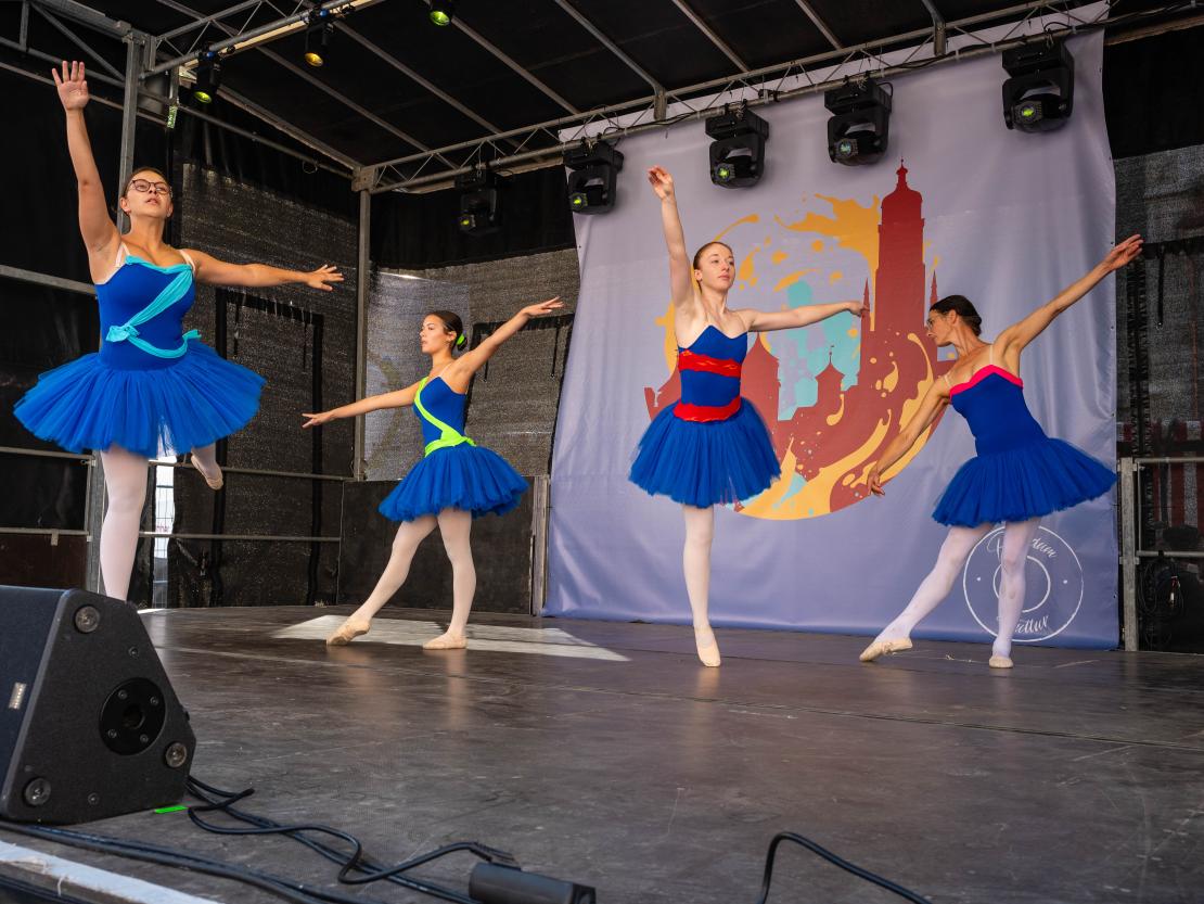 Kulturfestival in Nördlingen. 