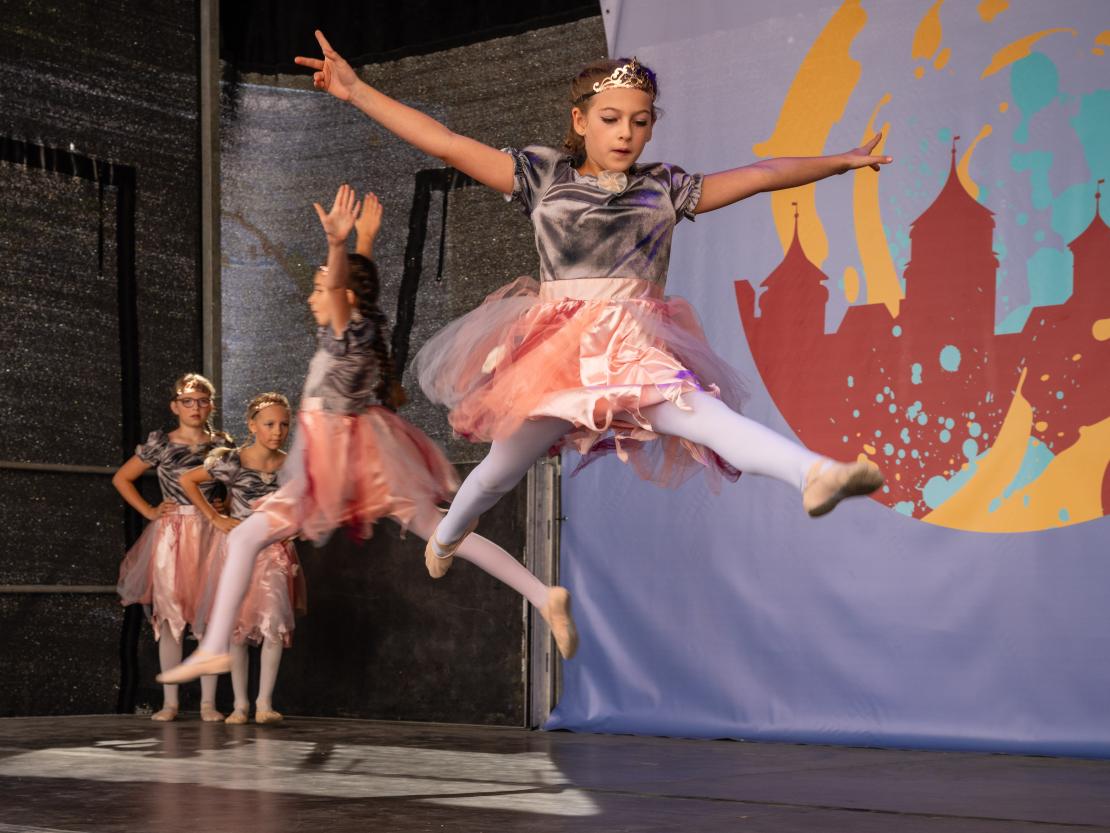 Kulturfestival in Nördlingen. 