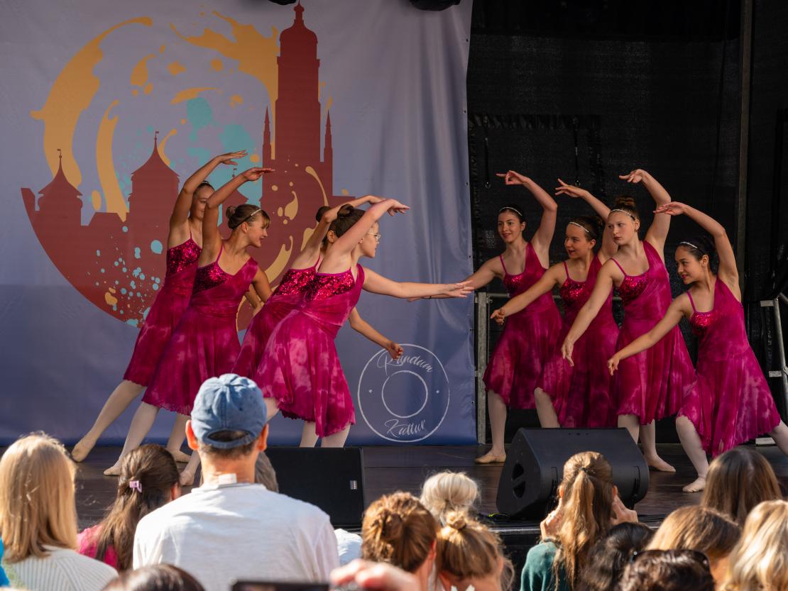 Kulturfestival in Nördlingen. 