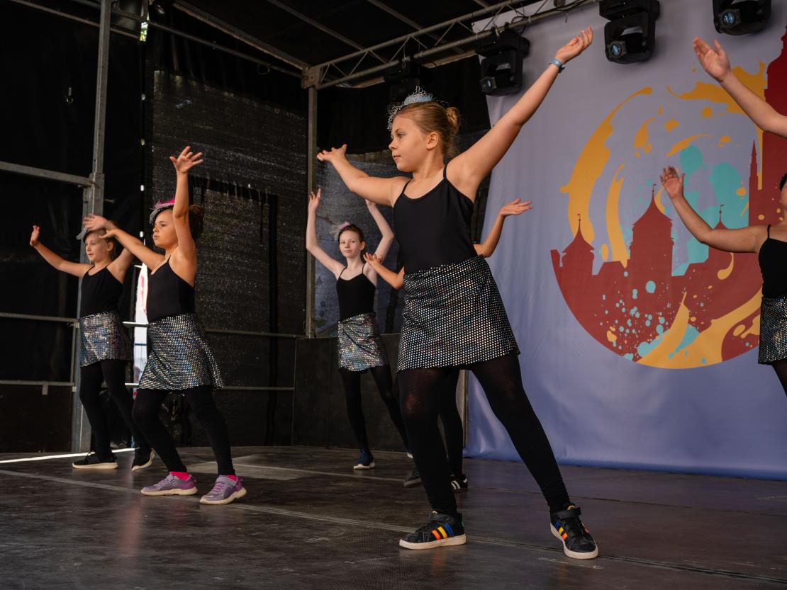 Kulturfestival in Nördlingen. 