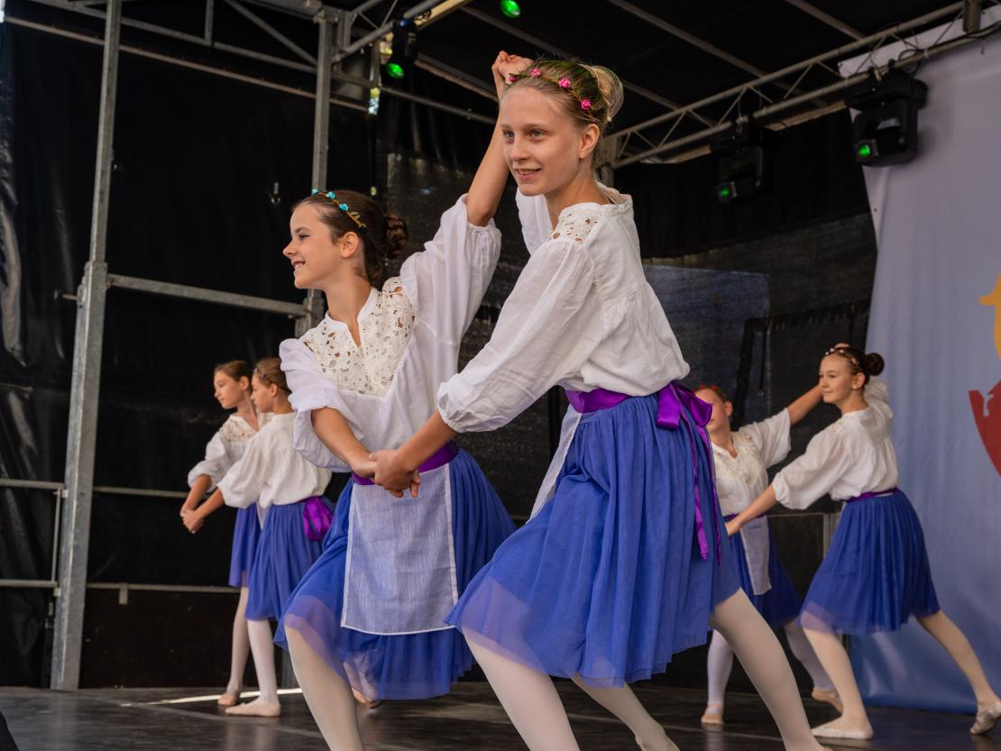 Kulturfestival in Nördlingen. 