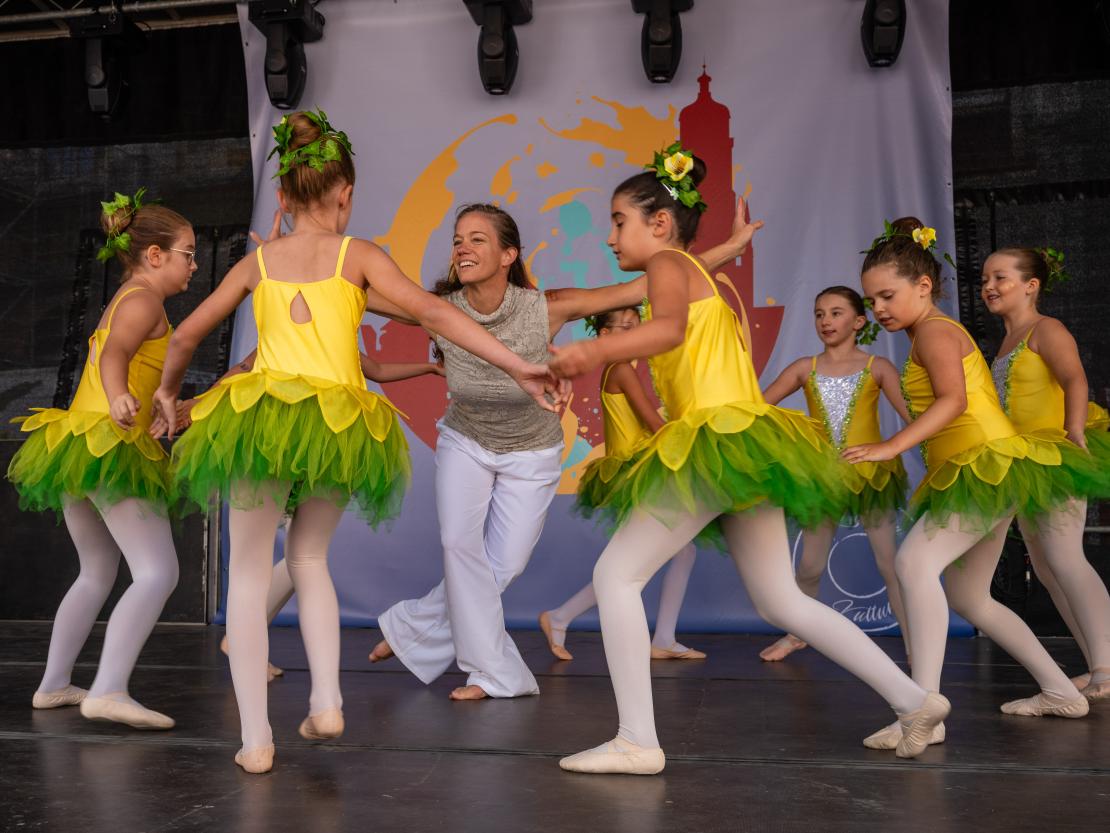 Kulturfestival in Nördlingen. 