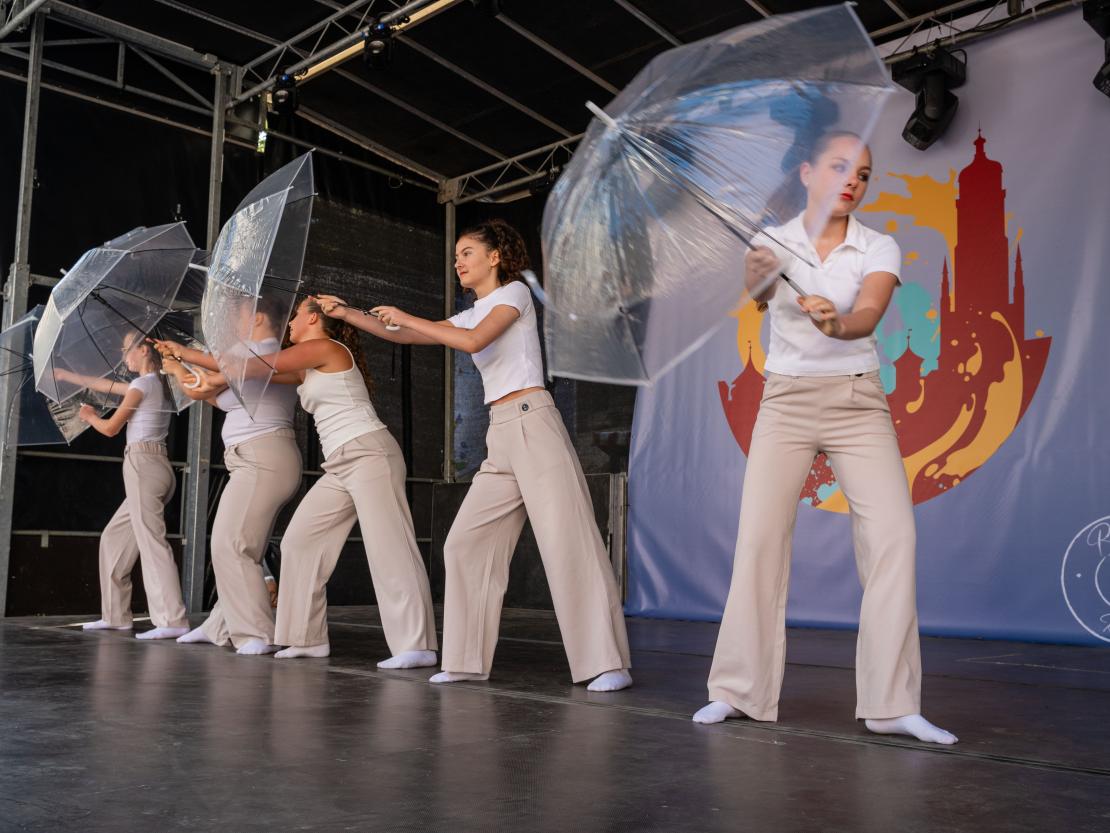 Kulturfestival in Nördlingen. 