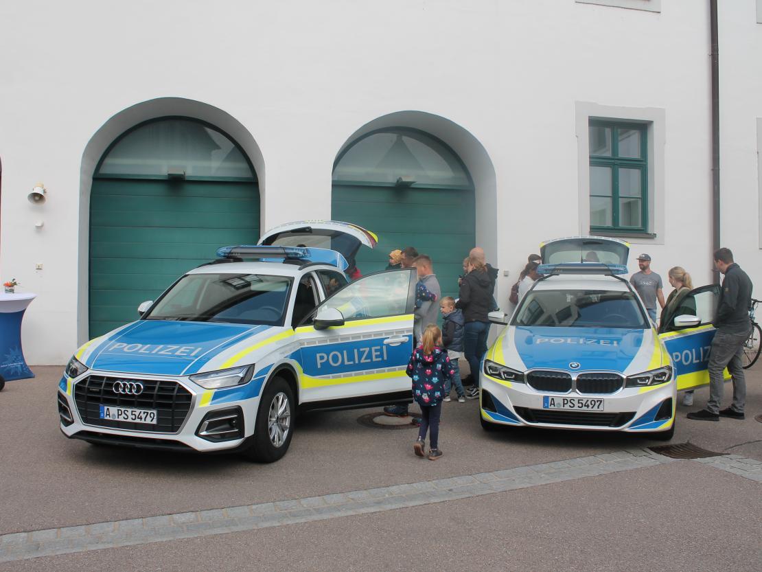 Am Tag der offenen Tür gewährte die PI Donauwörth spannende Einblicke in den Polizeialltag.