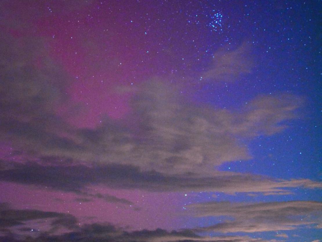 Polarlichter aufgenommen von der Donauwörther Parkstadt. 