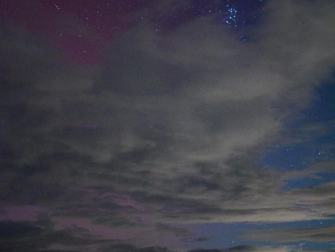 Polarlichter aufgenommen von der Donauwörther Parkstadt. 