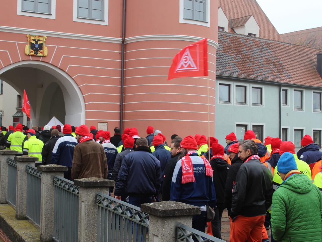 Warnstreik IG Metall 2024 Donauwörth