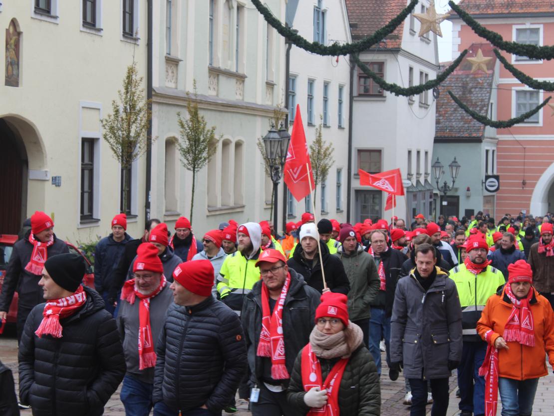IG Metall Warnstreik 2024 Donauwörth