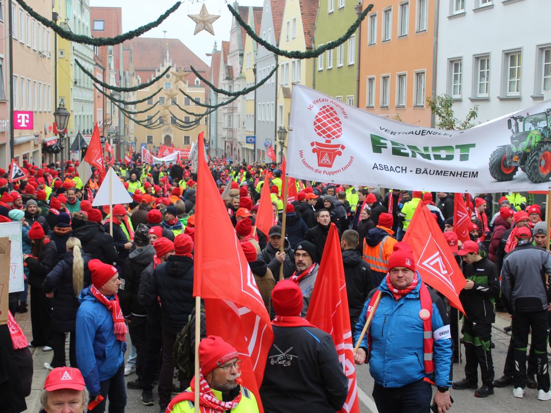 IG Metall Warnstreik 2024 Donauwörth