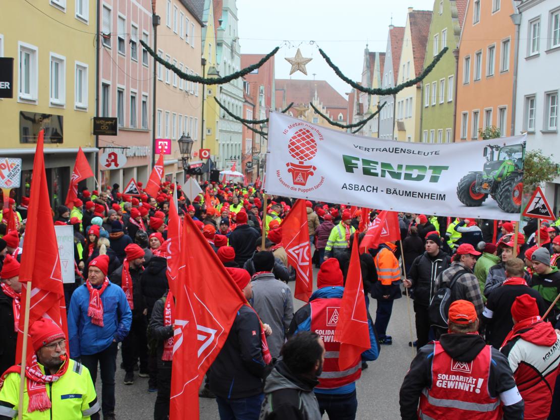 IG Metall Warnstreik 2024 Donauwörth