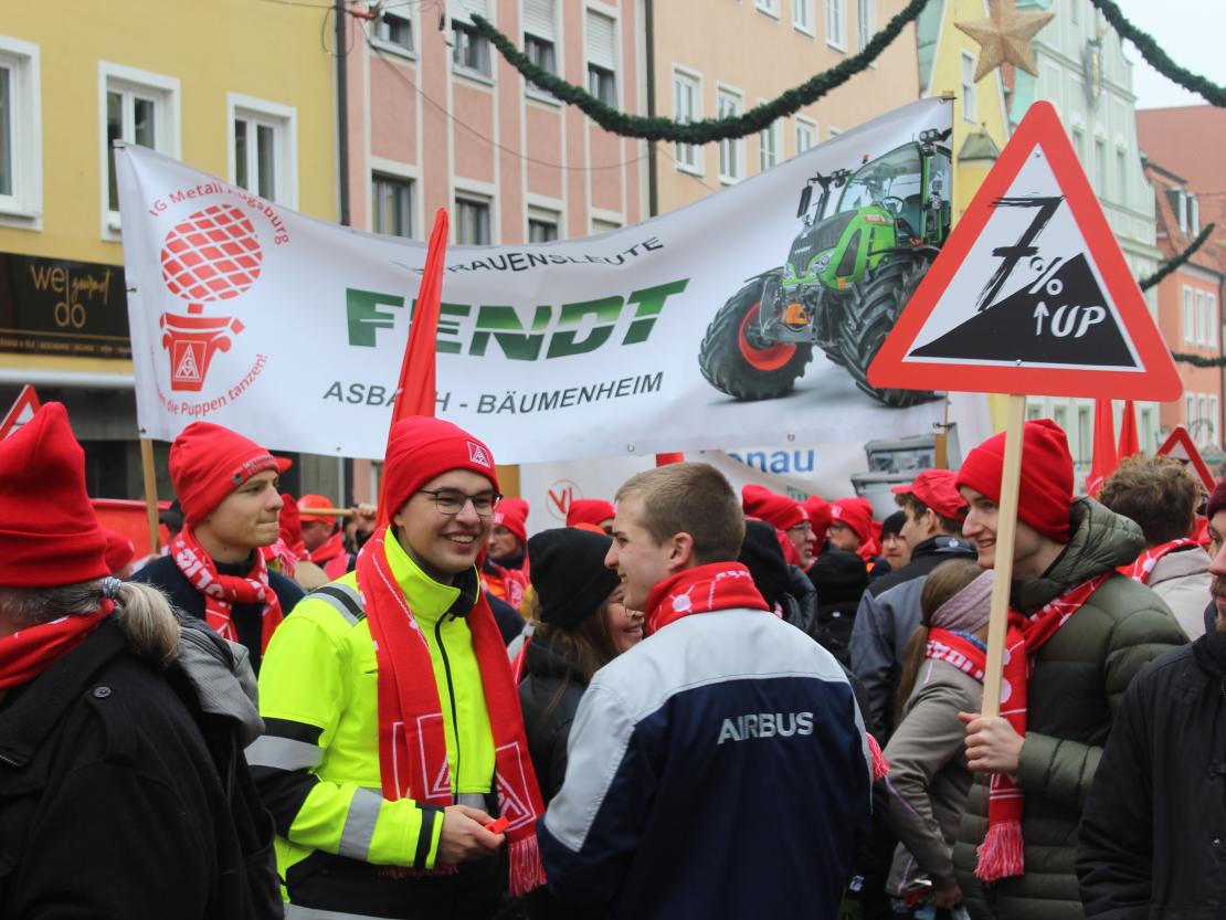 IG Metall Warnstreik 2024 Donauwörth