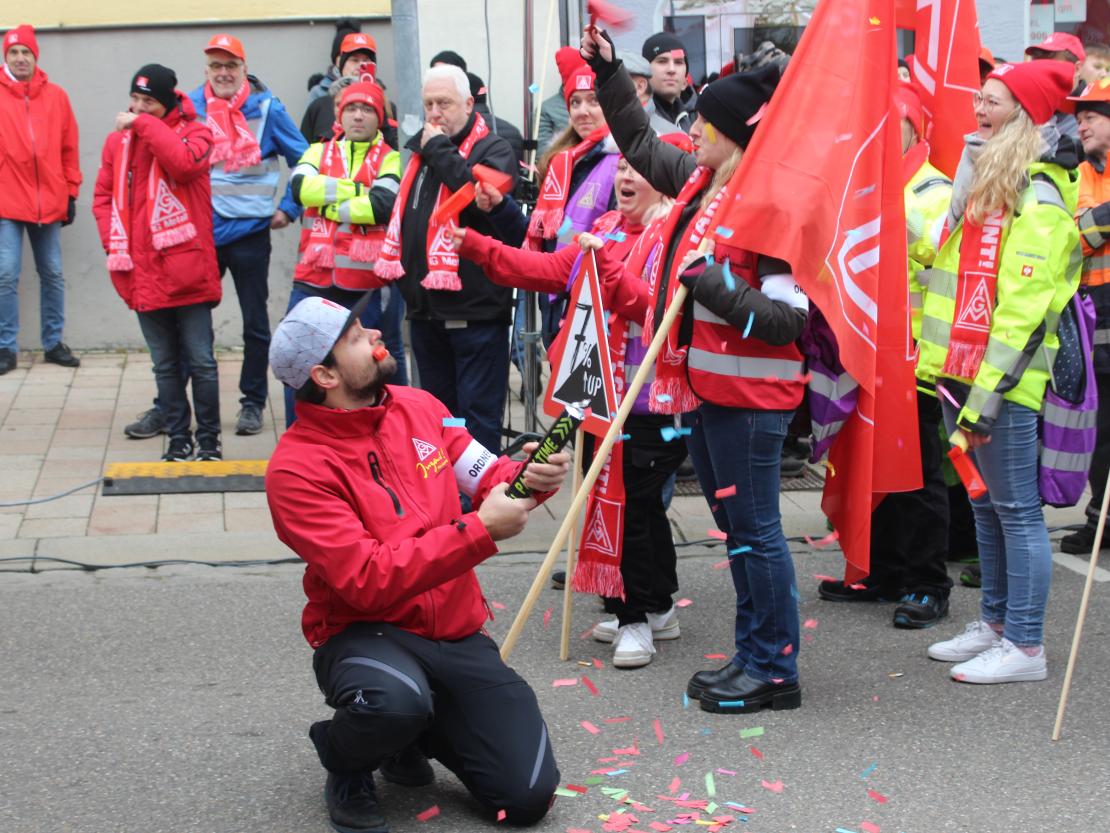 IG Metall Warnstreik 2024 Donauwörth