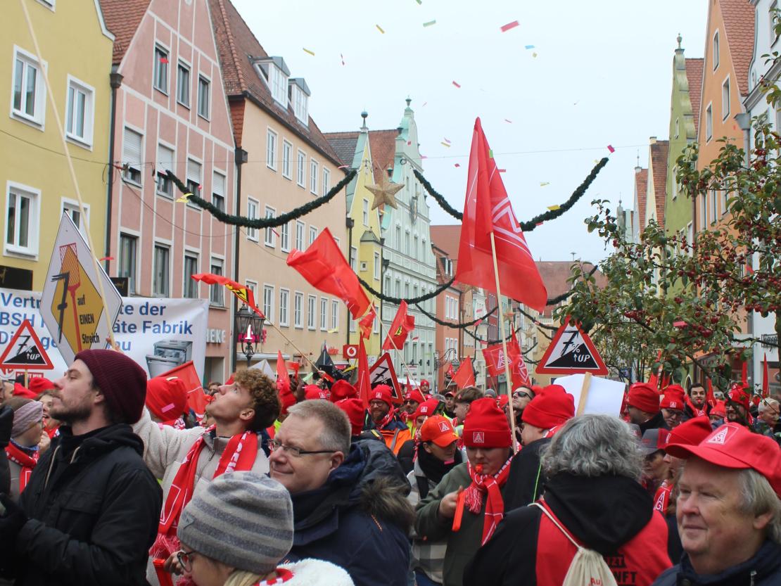 IG Metall Warnstreik 2024 Donauwörth