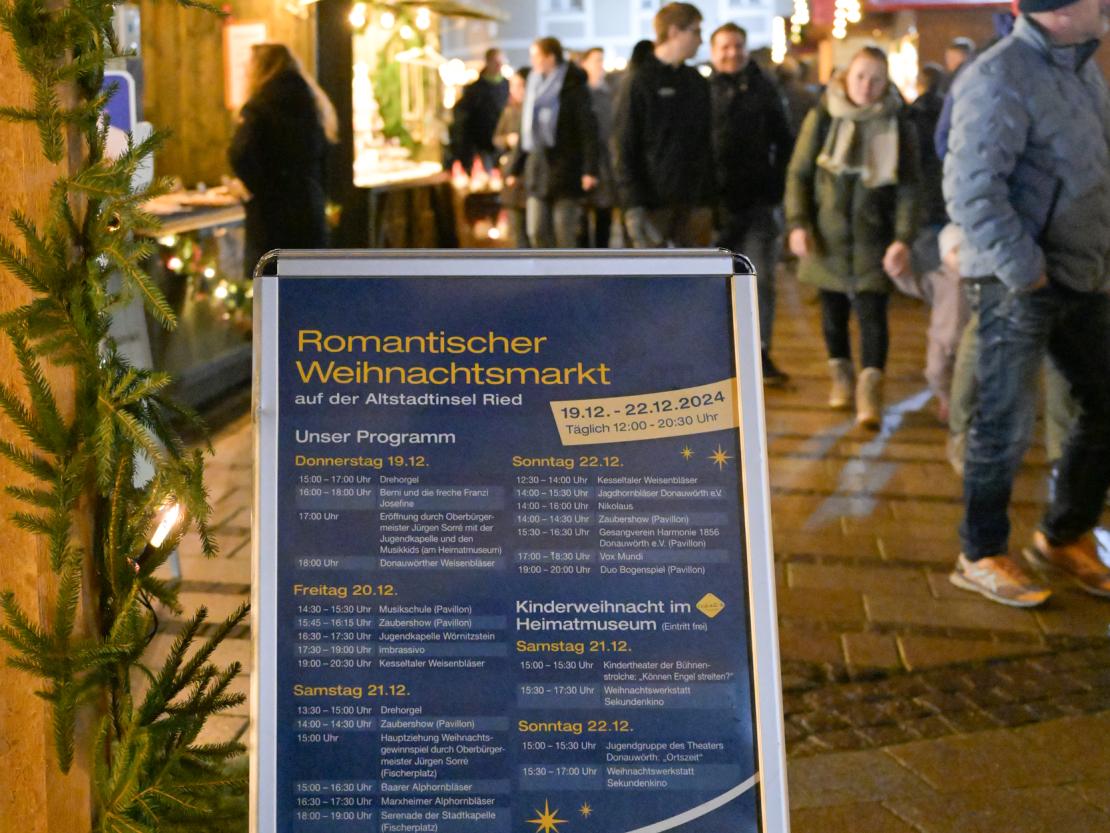 Romantischer Weihnachtsmarkt Donauwörth 2024