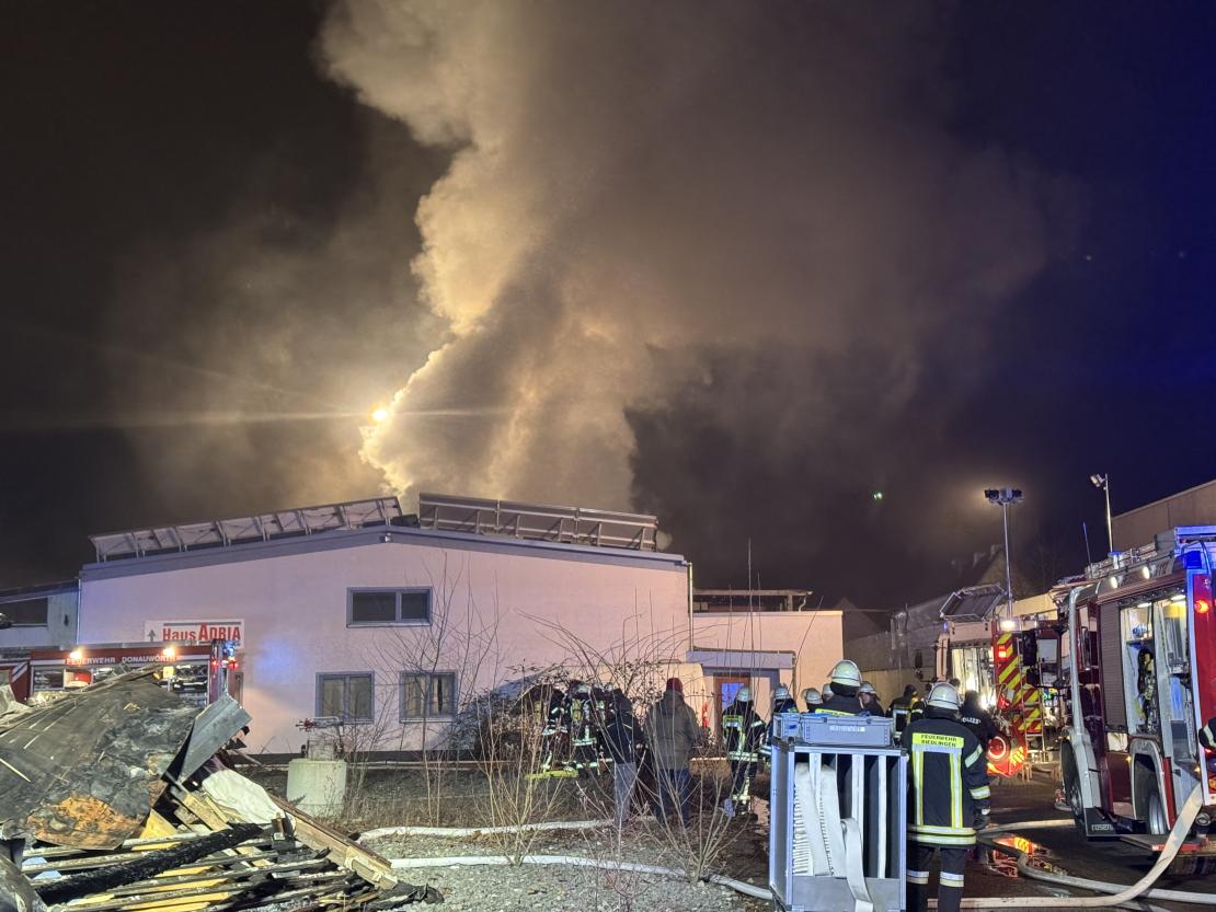 Erneut kam es in der Dillinger Straße in Donauwörth zu einem Brand.