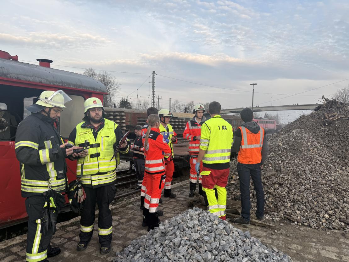 Großübung in Nördlingen