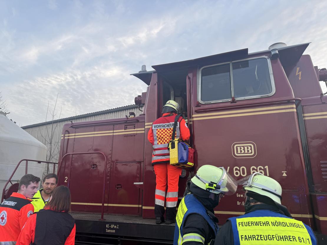 Großübung in Nördlingen