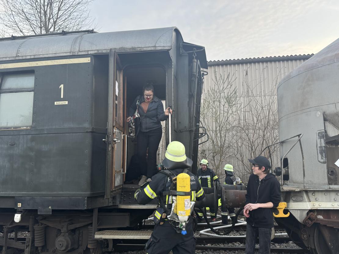 Großübung in Nördlingen