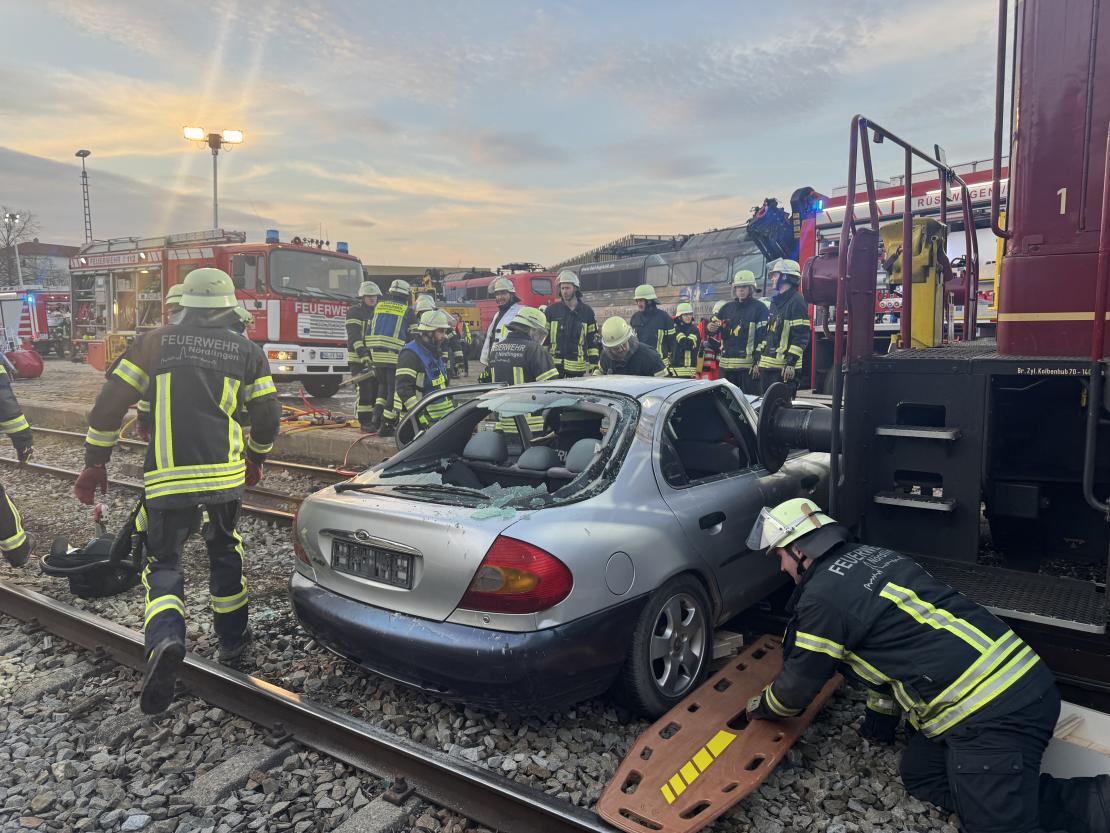 Großübung in Nördlingen