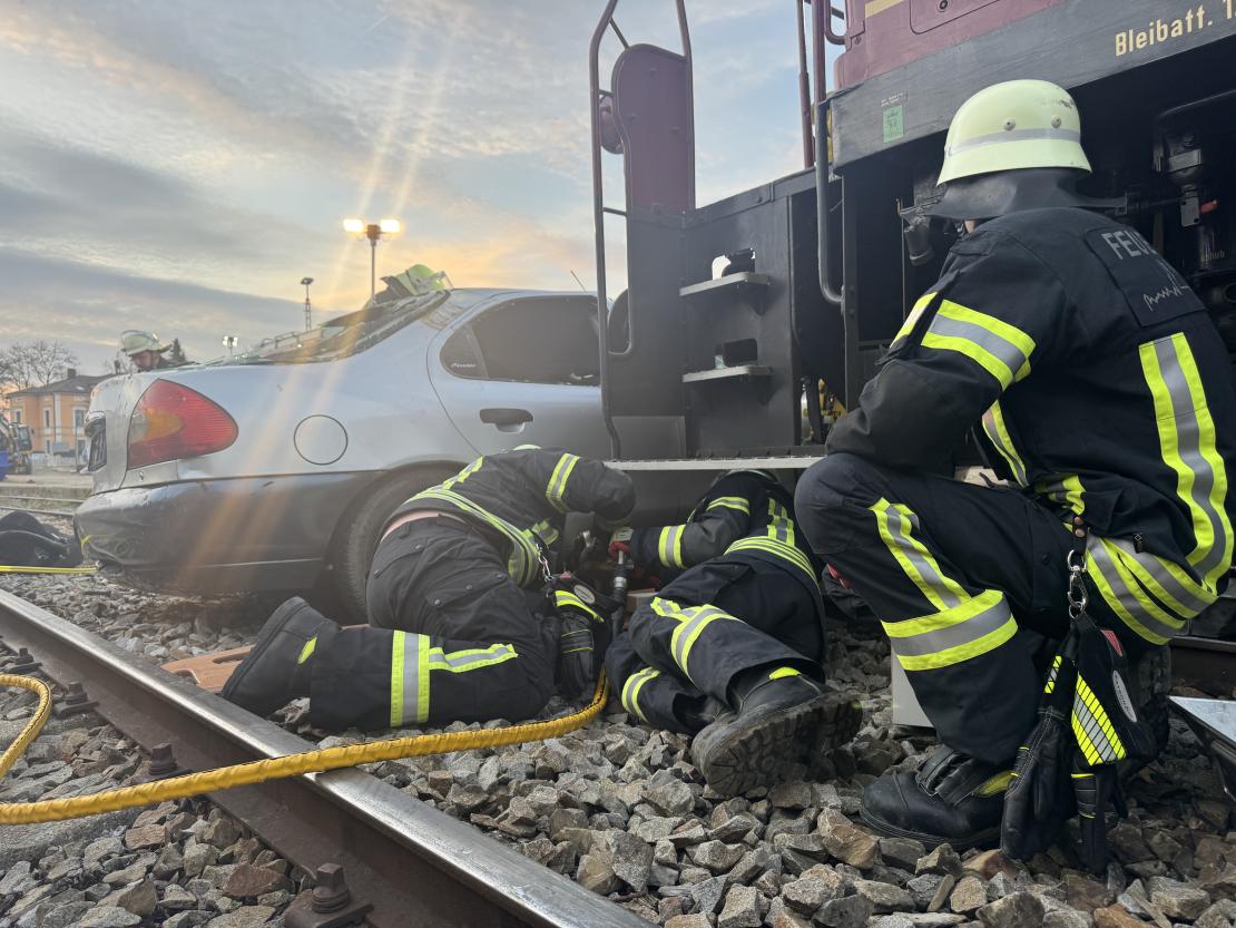 Großübung in Nördlingen