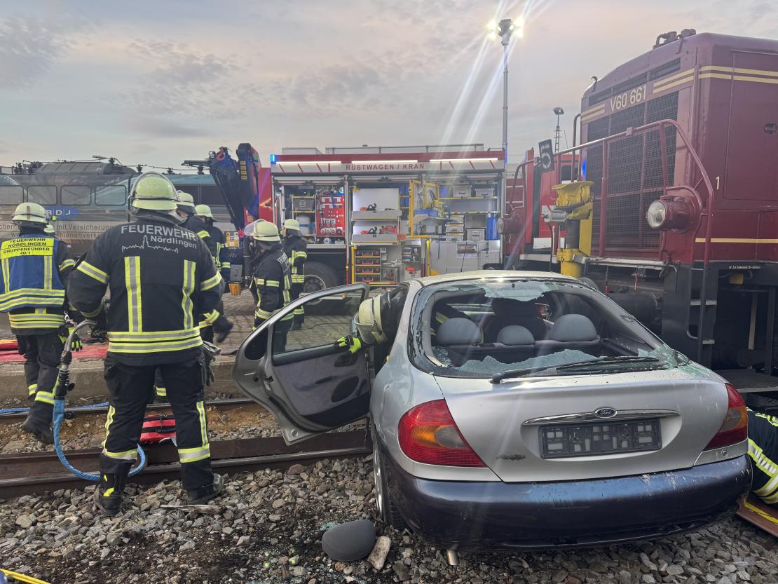 Großübung in Nördlingen