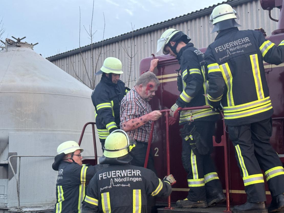 Großübung in Nördlingen