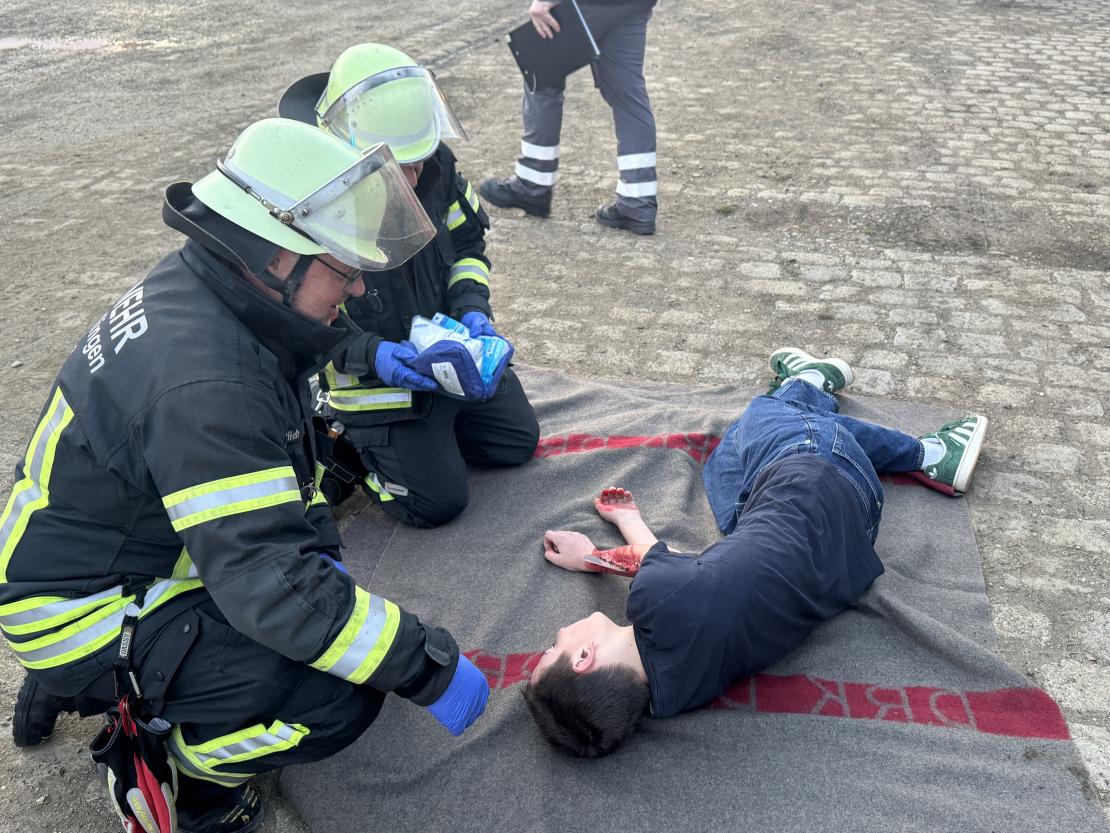 Großübung in Nördlingen