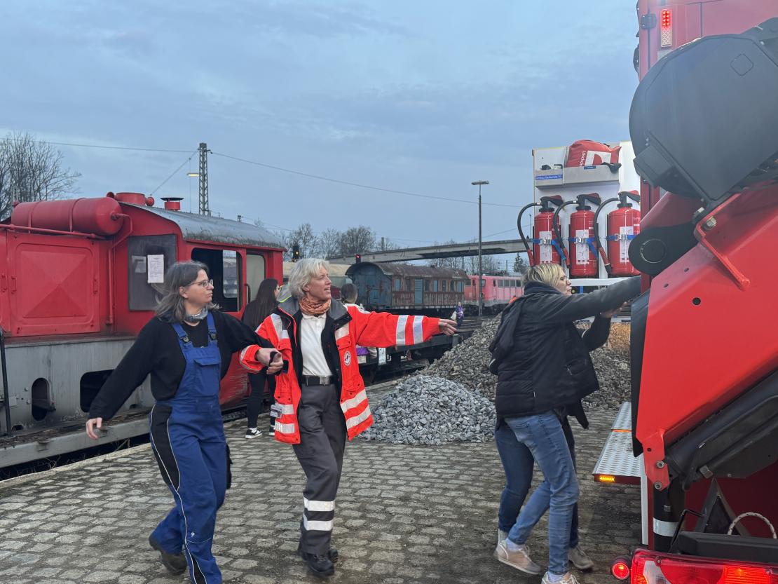 Großübung in Nördlingen