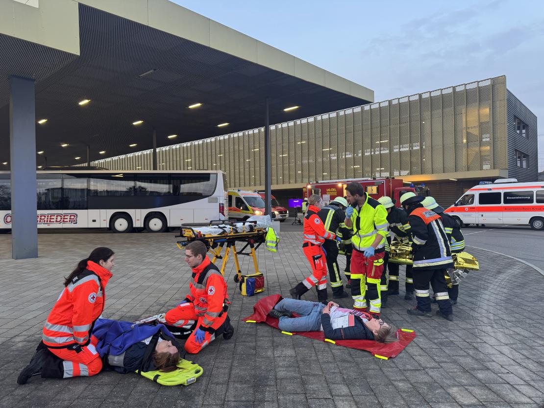 Großübung in Nördlingen