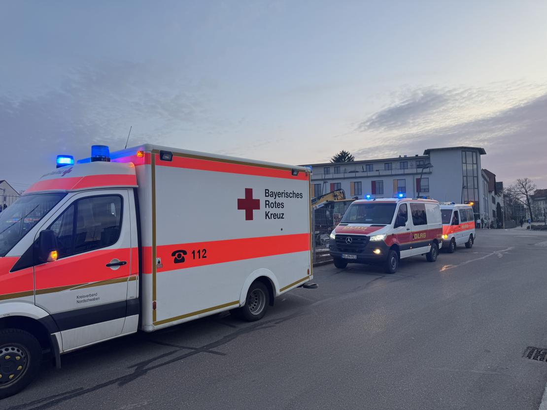 Großübung in Nördlingen