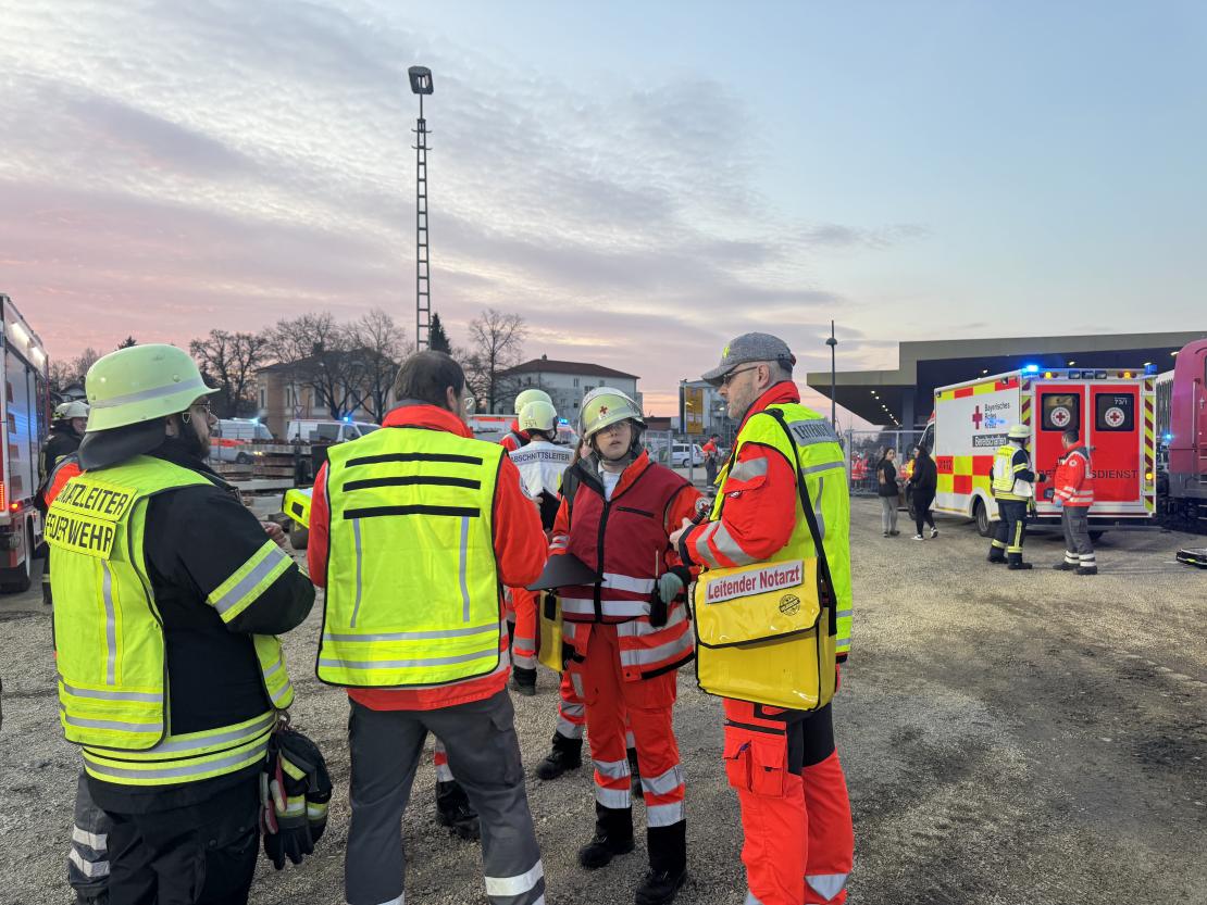 Großübung in Nördlingen