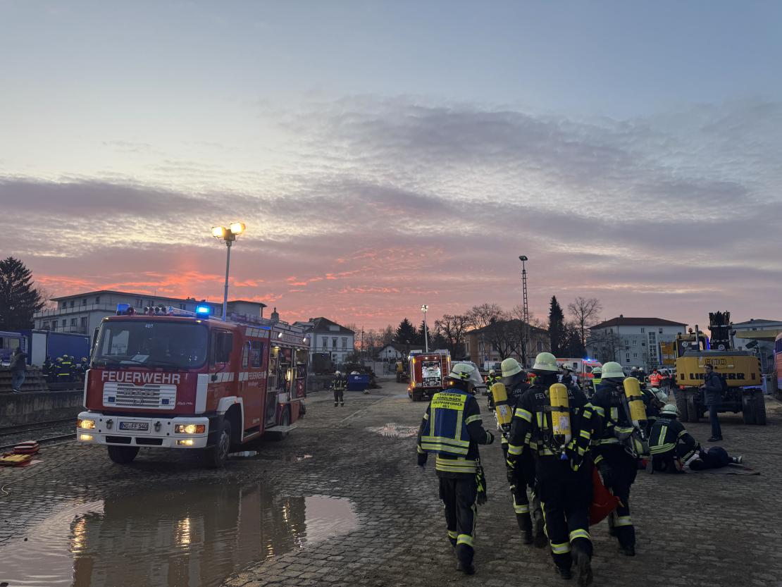 Großübung in Nördlingen