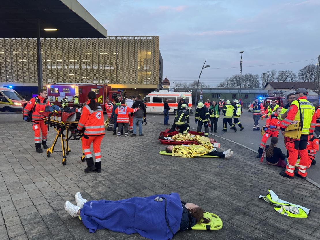 Großübung in Nördlingen